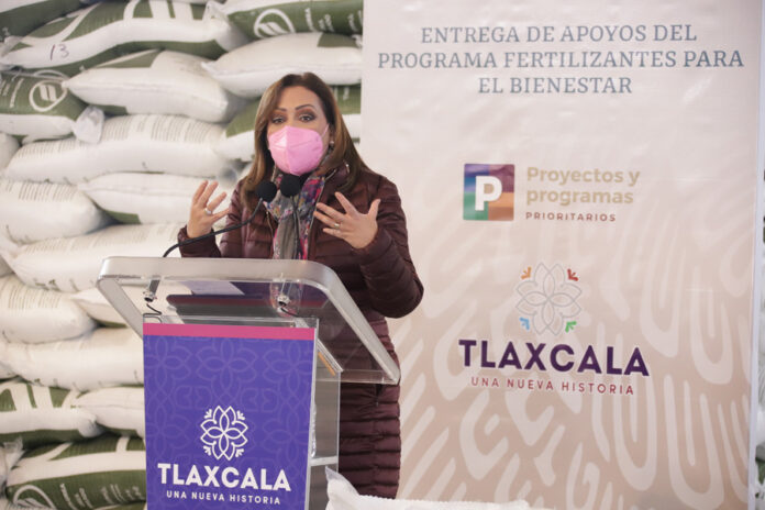 Entregó Gobernadora Lorena Cuéllar Apoyos del Programa Fertilizantes para el Bienestar - AlternativaTlx