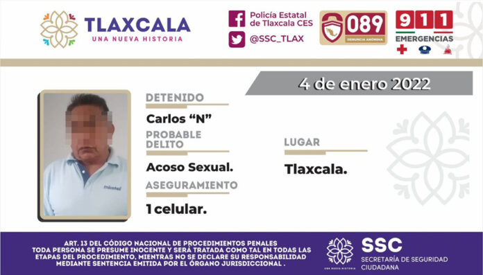 La SSC Detiene a Sujeto por el Probable Delito de Acoso Sexual - AlternativaTlx