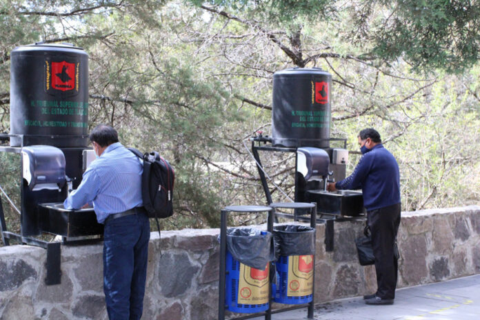 Refuerzan Medidas Sanitarias en el TSJE por Covid - AlternativaTlx