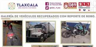 SSC Recuperó Seis Unidades Vehiculares con Reporte de Robo - AlternativaTlx