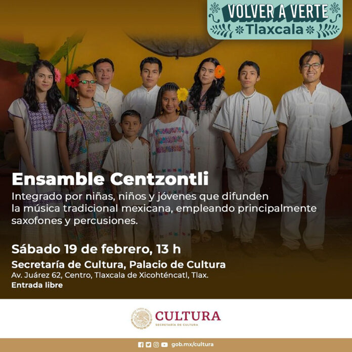 El Palacio de la Cultura de Tlaxcala Vibrará este Sábado al Ritmo de las Percusiones y los Saxofones del Ensamble Centzontli - AlternativaTlx