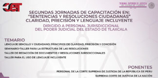 Impartirán Capacitación Internacional al Personal Jurisdiccional del TSJE - AlternativaTlx