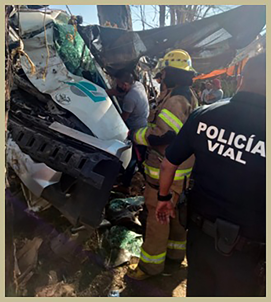 SSC Brinda Apoyo para Atender Accidente Vial en Granjas de Guadalupe - AlternativaTlx