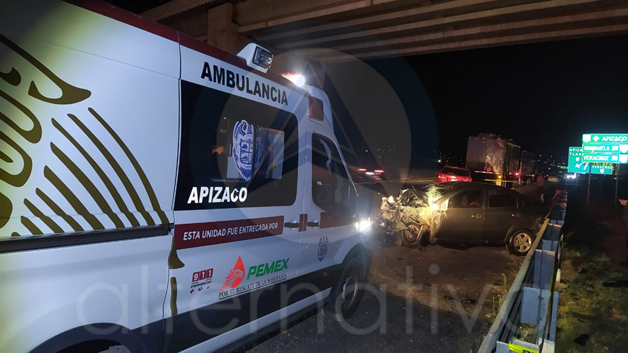 Un Muerto y un Herido deja Choque en la México-Veracruz - AlternativaTlx