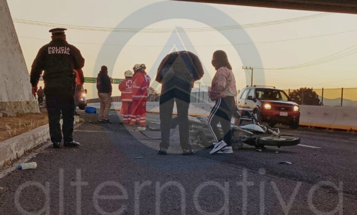 Atropellan y Abandonan a Motociclista en Periférico de Tlaxcala - AlternativaTlx