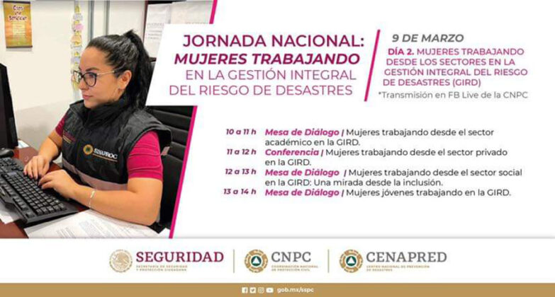Fundamental la Participación las Mujeres en la Gestión Integral de Riesgos de Desastres CNPC - AlternativaTlx