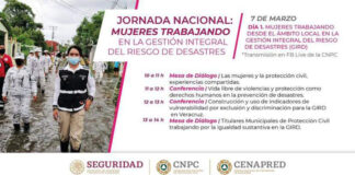 Fundamental la Participación las Mujeres en la Gestión Integral de Riesgos de Desastres CNPC - AlternativaTlx