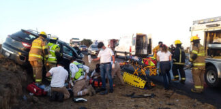 Heroico Cuerpo de Bomberos Atiende Accidente en Autopista Tlaxcala-Puebla - AlternativaTlx