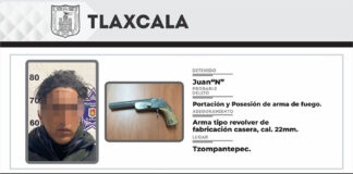 La SSC Detiene En Tzompantepec a una Persona con un Arma de Fuego - AlternativaTlx
