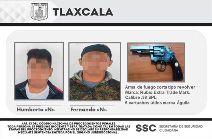 La SSC Detiene en Tepetitla de Lardizábal a Dos Sujetos con Arma de Fuego - AlternativaTlx