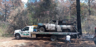 La SSC Previene Conato de Incendio y Asegura una Camioneta en la Malintzi - AlternativaTlx