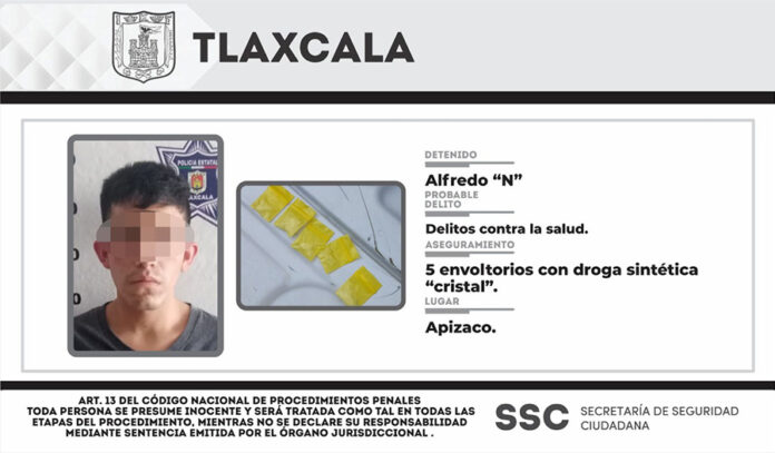 SSC Detiene en Apizaco a Presunto Responsable de Narcomenudeo - AlternativaTlx