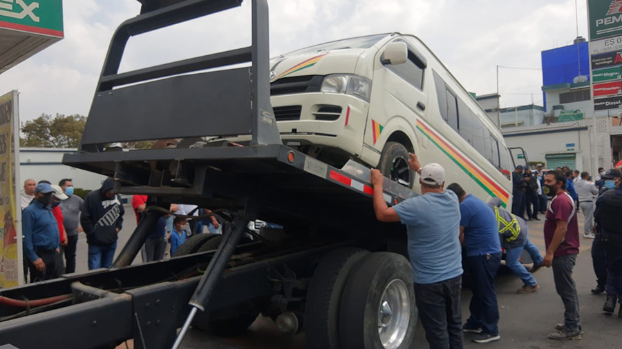 Sanciona SMYT Unidad de Transporte Público que Circulaba sin Placas - AlternativaTlx
