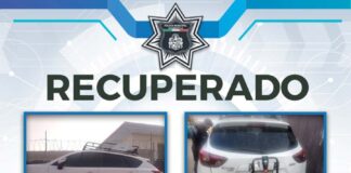 Recupera Dirección de Seguridad Pública de Huamantla Camioneta con Reporte de Robo