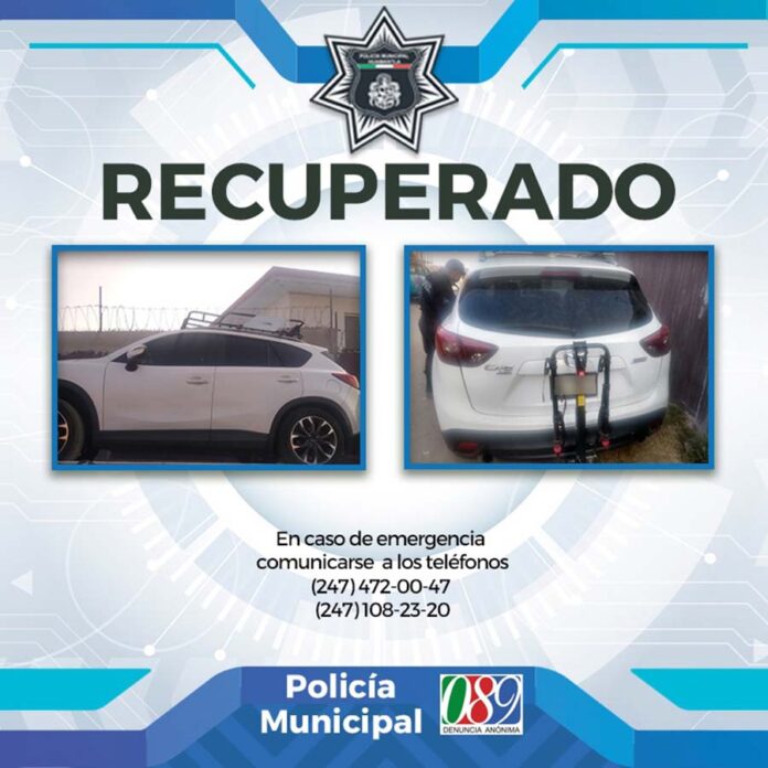 Recupera Dirección de Seguridad Pública de Huamantla Camioneta con Reporte de Robo Recupera Dirección de Seguridad Pública de Huamantla Camioneta con Reporte de Robo
