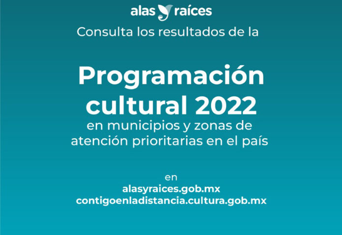 La Secretaría de Cultura Federal Da a Conocer a los Artistas que Conformarán la Programación Cultural Alas y Raíces 2022