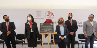 Gobernadora Lorena Cuéllar Colocó la Primera Piedra de la Sede Oficial del TJA - AlternativaTlx