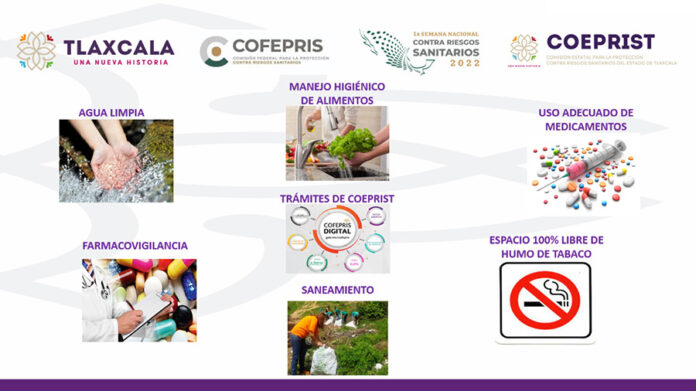 Realizarán la Semana Nacional de Protección Contra Riesgos Sanitarios - AlternativaTlx