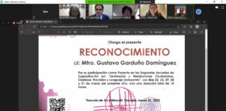 Clausura Presidenta del TSJ Jornadas de Capacitación en Resolución de Sentencias