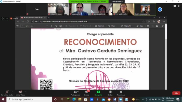 Clausura Presidenta del TSJ Jornadas de Capacitación en Resolución de Sentencias