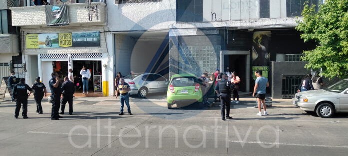 Accidente en céntrico Boulevard de Apizaco - AlternativaTlx
