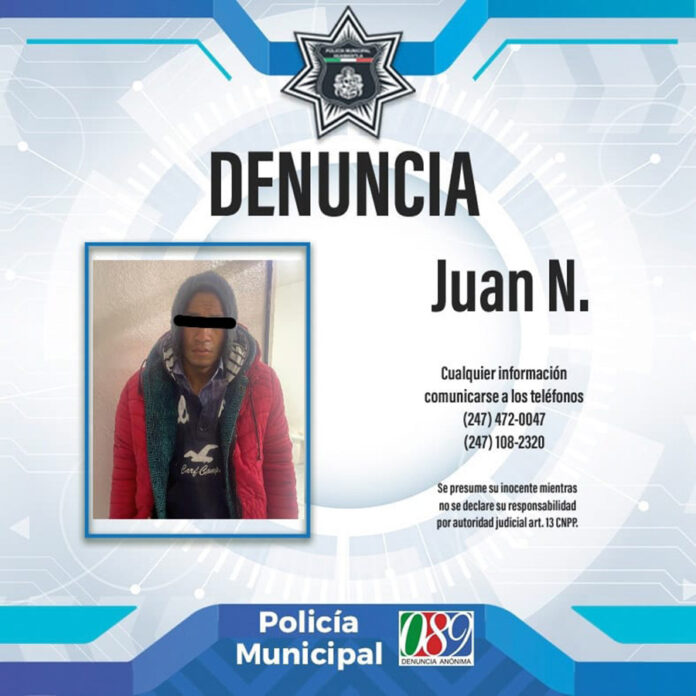 Detiene Policía Municipal de Huamantla a Presunto Asaltante - AlternativaTlx