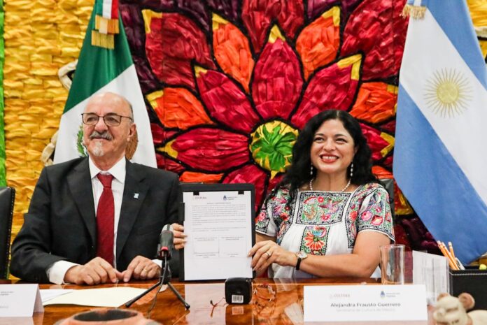 La Secretaría de Cultura de México y el Ministerio de Cultura de Argentina Firman Convenio de Colaboración