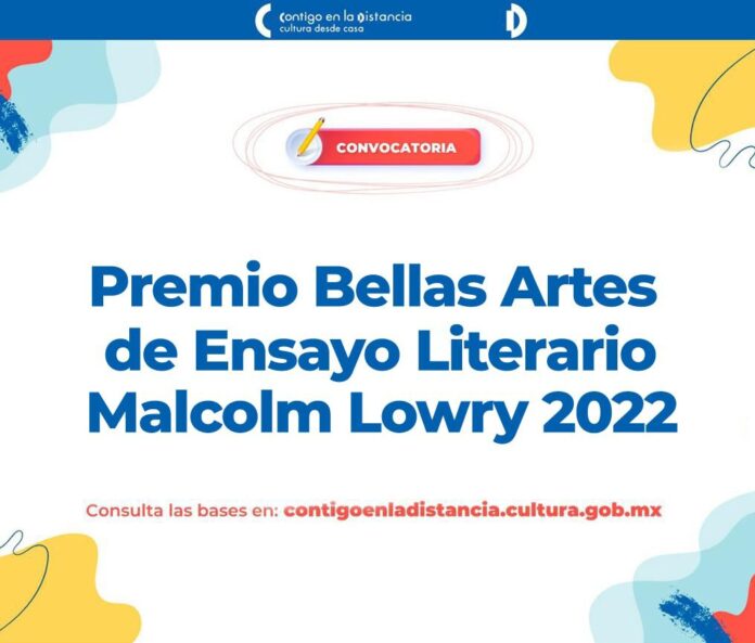 Abre la Convocatoria del Premio Bellas Artes de Ensayo Literario Malcolm Lowry 2022