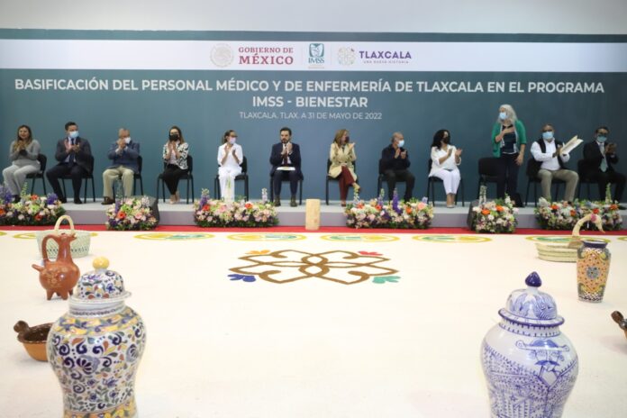 Entregó IMSS y Gobierno De Tlaxcala 300 Bases a Personal Médico y de Enfermería del Programa IMSS-BIENESTAR