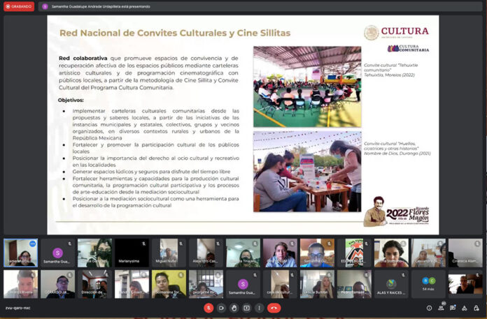 Comienzan Actividades de la Red Nacional de Convites Culturales y Cine Sillitas del Programa Cultura Comunitaria - AlternativaTlx
