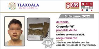 Detiene la Ssc a Persona con Enervantes en Santa Isabel Xiloxoxtla - AlternativaTlx