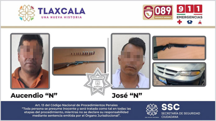 Detiene la Ssc a Sujetos por Portación Ilegal de Armas - AlternativaTlx