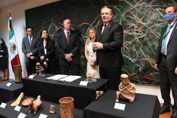 Entrega de 79 Piezas Arqueológicas y 2 Bienes Paleontológicos, que Serán Restituidos a México - AlternativaTlx