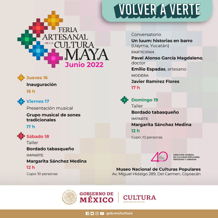 Se Alista la Primera Feria Artesanal de la Cultura Maya en el Museo Nacional de Culturas Populares - AlternativaTlx
