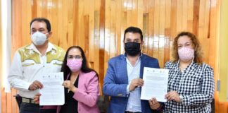 Firma Convenio Ayuntamiento de Huamantla con la SADER en Beneficio de la Comunidad Educativa de Huamantla