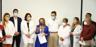 Supervisa Gobernadora Lorena Cuéllar Proceso de Transformación a IMSS-BIENESTAR en Hospital de Tzompantepec