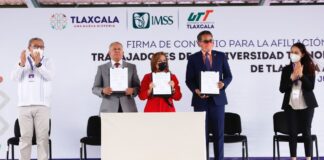 Mejora Gobernadora Lorena Cuéllar Condiciones de Trabajo del Personal de la UTT con Afiliación al IMSS