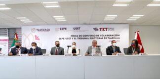Firman SEPE-USET y Tribunal Electoral de Tlaxcala Convenio de Colaboración