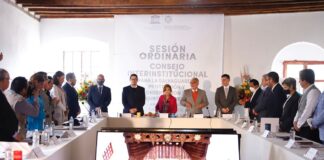 Gobernadora Lorena Cuéllar Encabezó la Primera Sesión Ordinaria del Consafran