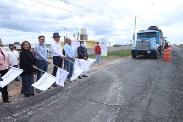 Rehabilitacion de la Carretera Apizaco-Muñoz Beneficiará a Pobladores de 4 Municipios de la Región: Gobernadora