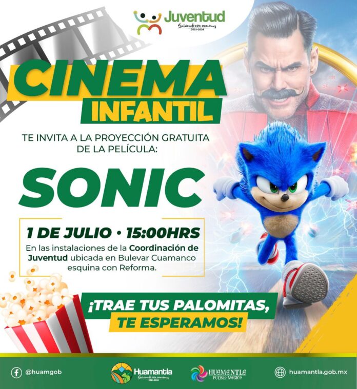Invita Ayuntamiento de Huamantla a Disfrutar de los “Viernes de Películas”