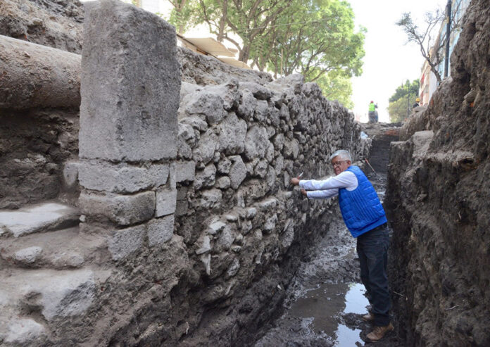 Hallan Muro Novohispano Bien Preservado en la Lagunilla, Een la CDMX - AlternativaTlx