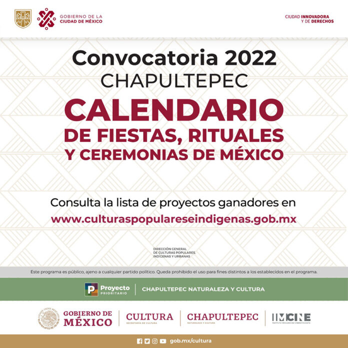 La Secretaría de Cultura da a Conocer los Resultados de la Convocatoria “Calendario de Fiestas, Rituales y Ceremonias de México” - AlternativaTlx