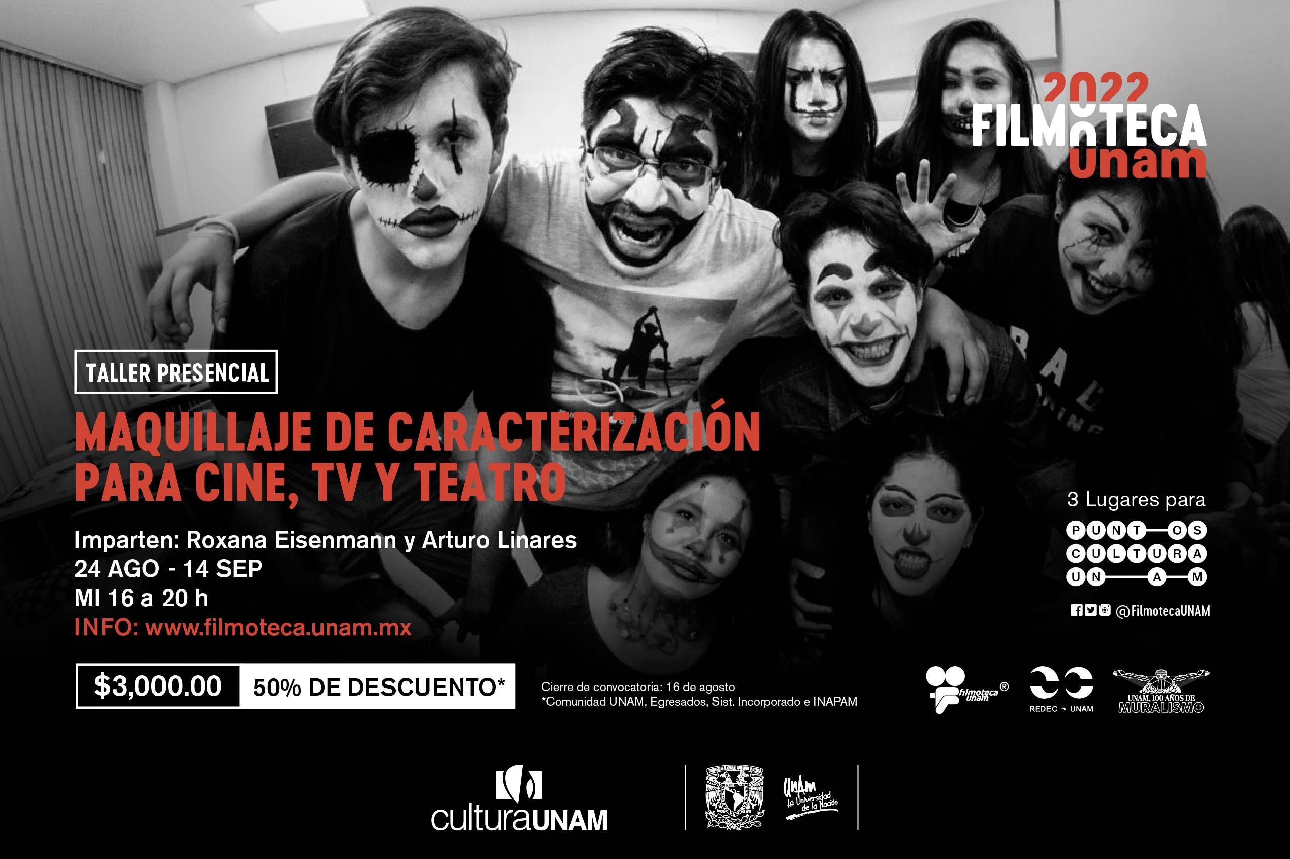 Continúan Abiertas las Inscripciones para los Cursos y Talleres de Cine de Filmoteca UNAM - AlternativaTlx
