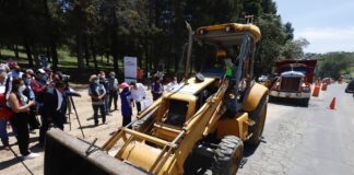 Da Banderazo Gobernadora Lorena Cuéllar a Rehabilitación de Carreteras en la Zona Sur de la Entidad