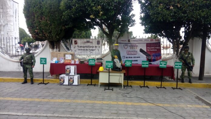 Tlaxcaltecas Respondieron Positivamente a Campaña de Canje de Armas 2022