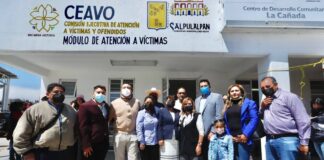 Inauguró Gobernadora Lorena Cuéllar Módulo de Atención a Víctimas en Calpulalpan