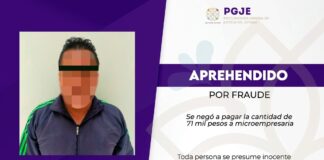 Cumplimenta PGJE Orden de Aprehensión Contra Defraudador