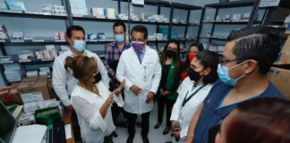 Entregó Gobernadora Lorena Cuéllar Medicamentos en Hospital IMSS-Bienestar de San Bernardino Contla
