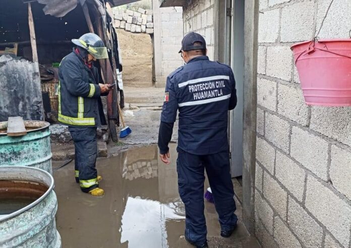 Sin Afectaciones Graves por Lluvia, Reporta Protección Civil de Huamantla
